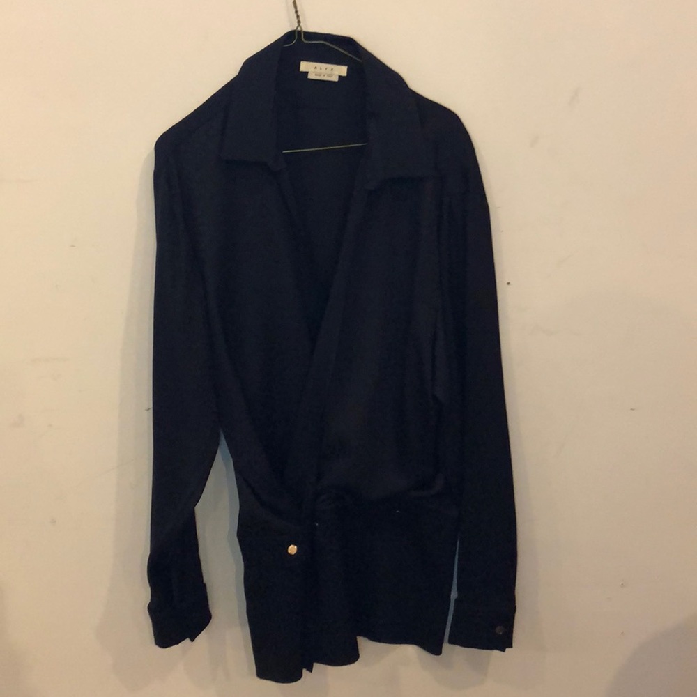 Alyx silk wrap shirt.